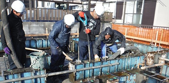 当方正社員 基礎・建方班